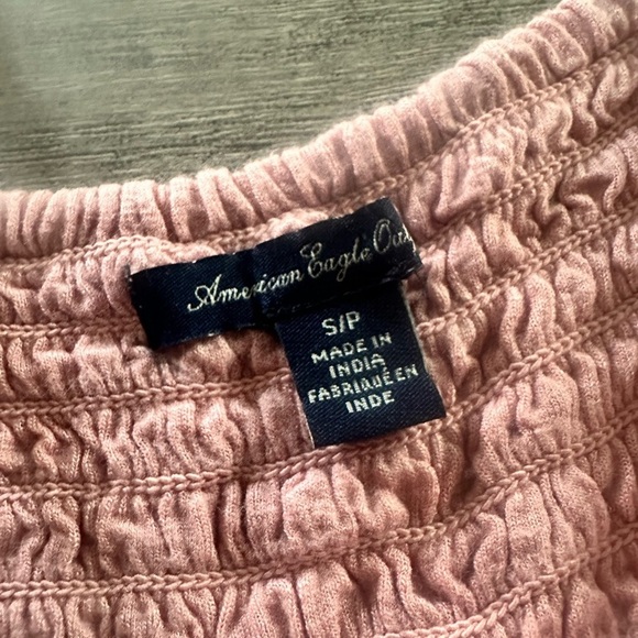 American Eagle Pink Embroidered Tank Size Small - Picture 2 of 3